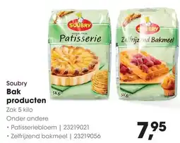 HANOS Zelfrijzend Bakmeel Soubry Bak producten aanbieding