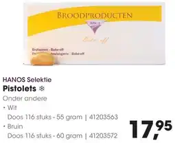 HANOS HANOS Selektie Pistolets aanbieding