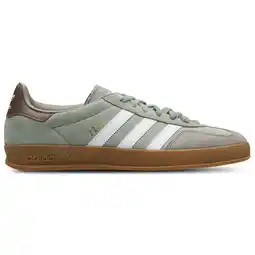 Foot Locker Adidas Gazelle Sneakers Heren - Grijs - Maat 42 2/3 - Leer aanbieding