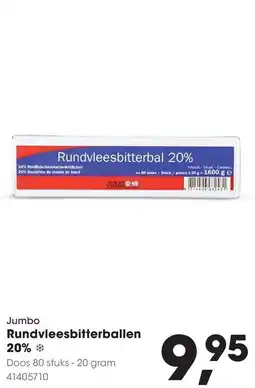 HANOS Jumbo Rundvleesbitterballen 20% aanbieding