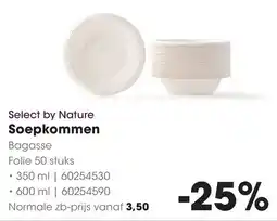 HANOS Select by Nature Soepkommen aanbieding