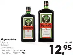 HANOS Jägermeister aanbieding