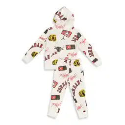 Foot Locker Jordan Essentials Aop Trainingspakken Baby - Wit - Maat 74 - 80 CM - Katoen Fleece aanbieding