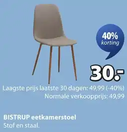 Jysk Bistrup eetkamerstoel aanbieding