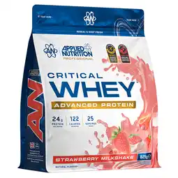 Holland & Barrett Applied Nutrition Critical Whey Protein Strawberry Milkshake - 825g aanbieding