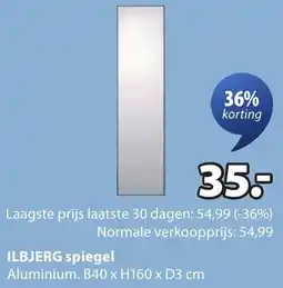 Jysk Ilbjerg spiegel aanbieding