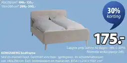 Jysk Kongsberg bedframe aanbieding