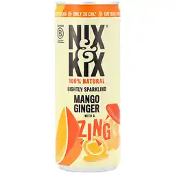 Holland & Barrett Nix & Kix Lightly Sparkling Mango Ginger Drink - 250ml aanbieding