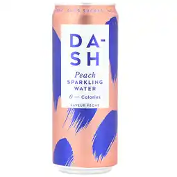 Holland & Barrett DASH Sparkling Water Peach - 330ml aanbieding