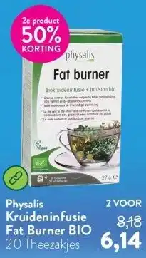 Holland & Barrett Kruideninfusie Fat Burner BIO aanbieding