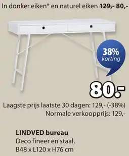 Jysk Lindved bureau aanbieding