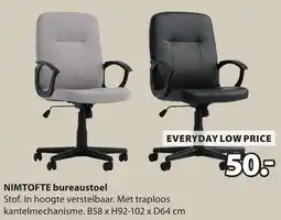 Jysk Nimtofte bureaustoel aanbieding
