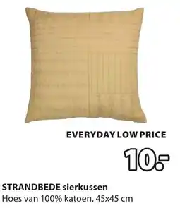 Jysk Strandbede sierkussen aanbieding