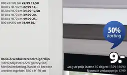 Jysk Bolga verduisterend rolgordijn aanbieding