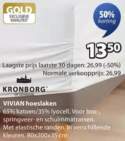 Jysk Vivian hoeslaken aanbieding