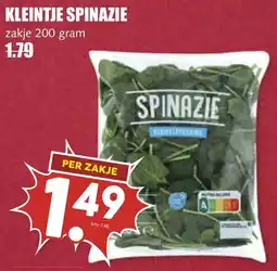 De Boerenschuur Kleintje spinazie aanbieding