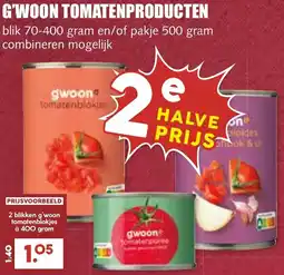 De Boerenschuur G'woon tomatenproducten aanbieding
