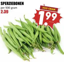 De Boerenschuur Sperziebonen aanbieding