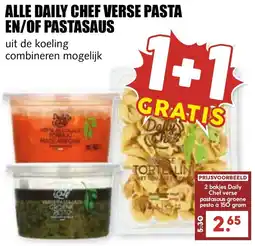 De Boerenschuur Alle daily chef verse pasta en/of pastasaus aanbieding