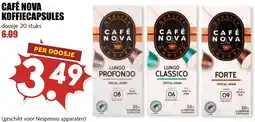 De Boerenschuur Café nova koffiecapsules aanbieding