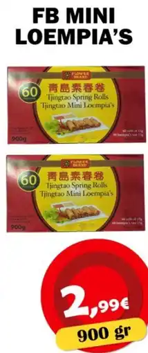 Avantage Supermarkt Fb mini loempia's aanbieding