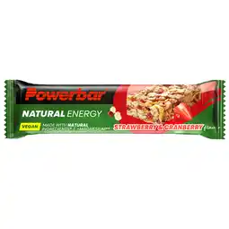 Holland & Barrett Powerbar Natural Energy Bar Strawberry & Cranberry - 40g aanbieding