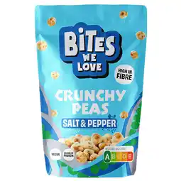 Holland & Barrett BitesWeLove Crunchy Peas Sea Salt & Black Pepper - 100g aanbieding