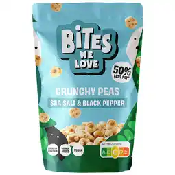 Holland & Barrett BitesWeLove Crunchy Peas Sea Salt & Black Pepper - 100g aanbieding