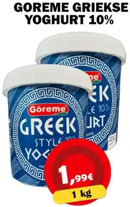 Avantage Supermarkt Goreme griekse yoghurt 10% aanbieding