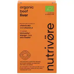 Holland & Barrett Nutrivore Biologische Runderlever - 90 capsules aanbieding
