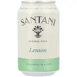Holland & Barrett Santani Organic Soda Lemon - 330ml aanbieding