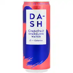 Holland & Barrett DASH Sparkling Water Grapefruit - 330ml aanbieding