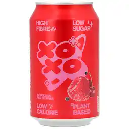 Holland & Barrett XOXO Soda Red Berries - 330ml aanbieding