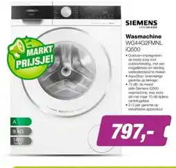EP Siemens WG44G2FMNL iQ500 extraKlasse Wasmachine aanbieding
