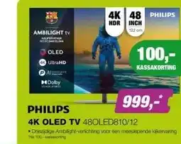EP Philips 48OLED810 4K OLED Ambilight TV (2025) aanbieding