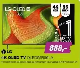 EP LG OLED55B56LA 4K TV (2025) aanbieding