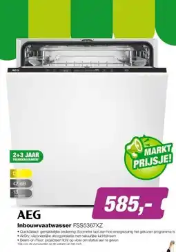 EP AEG FSS5367XZ 6000 QuickSelect Inbouw Vaatwasser aanbieding