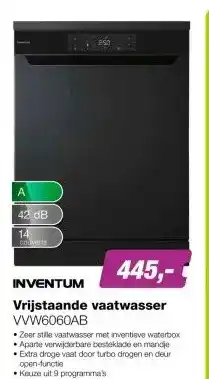 EP Inventum VVW6060AB Vaatwasser aanbieding