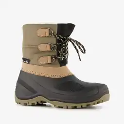 Scapino Mountain Peak gevoerde kinder snowboots beige zwart aanbieding