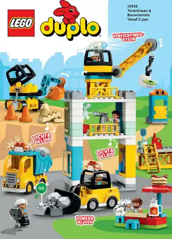 Top1Toys Lego 10933 Torenkraan & Bouwterrein aanbieding