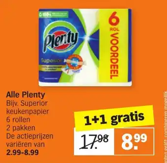 Albert Heijn Alle Plenty aanbieding