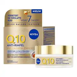Trekpleister NIVEA Q10 Anti-Rimpel Collageen Expert Dag- en Nachtbalsem aanbieding