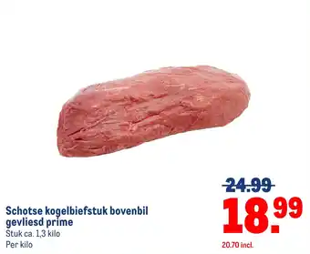 Schotse kogelbiefstuk bovenbil gevliesd prime