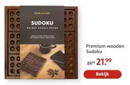 Bruna Premium wooden sudoku aanbieding