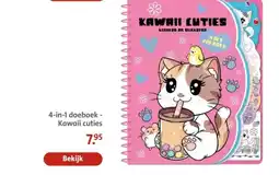 Bruna 4-in-1 doeboek kawaii cuties aanbieding