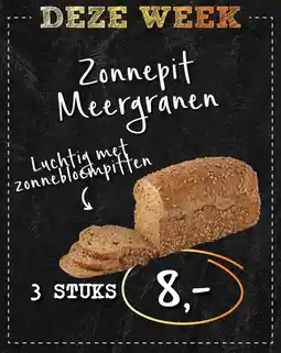 Bakkerij 't Stoepje Zonnepit meergranen aanbieding