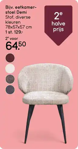 Leen Bakker Eetkamerstoel demi aanbieding