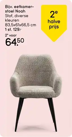 Leen Bakker Eetkamerstoel noah aanbieding