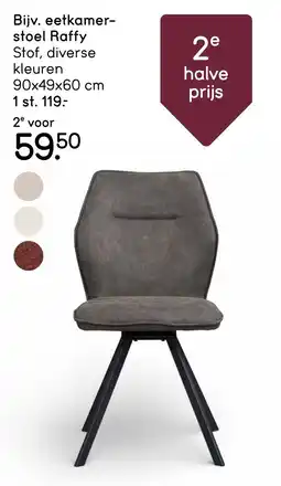 Leen Bakker Eetkamerstoel raffy aanbieding