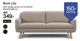 Leen Bakker Bank Lilly aanbieding